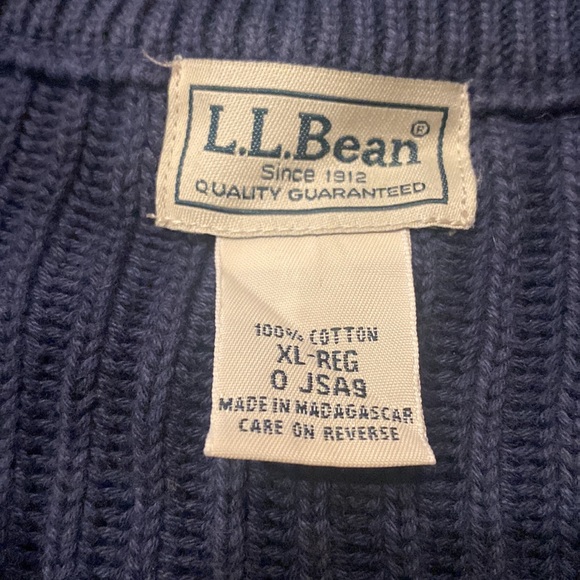 L.L. Bean mock neck zip up sweater - Picture 2 of 6